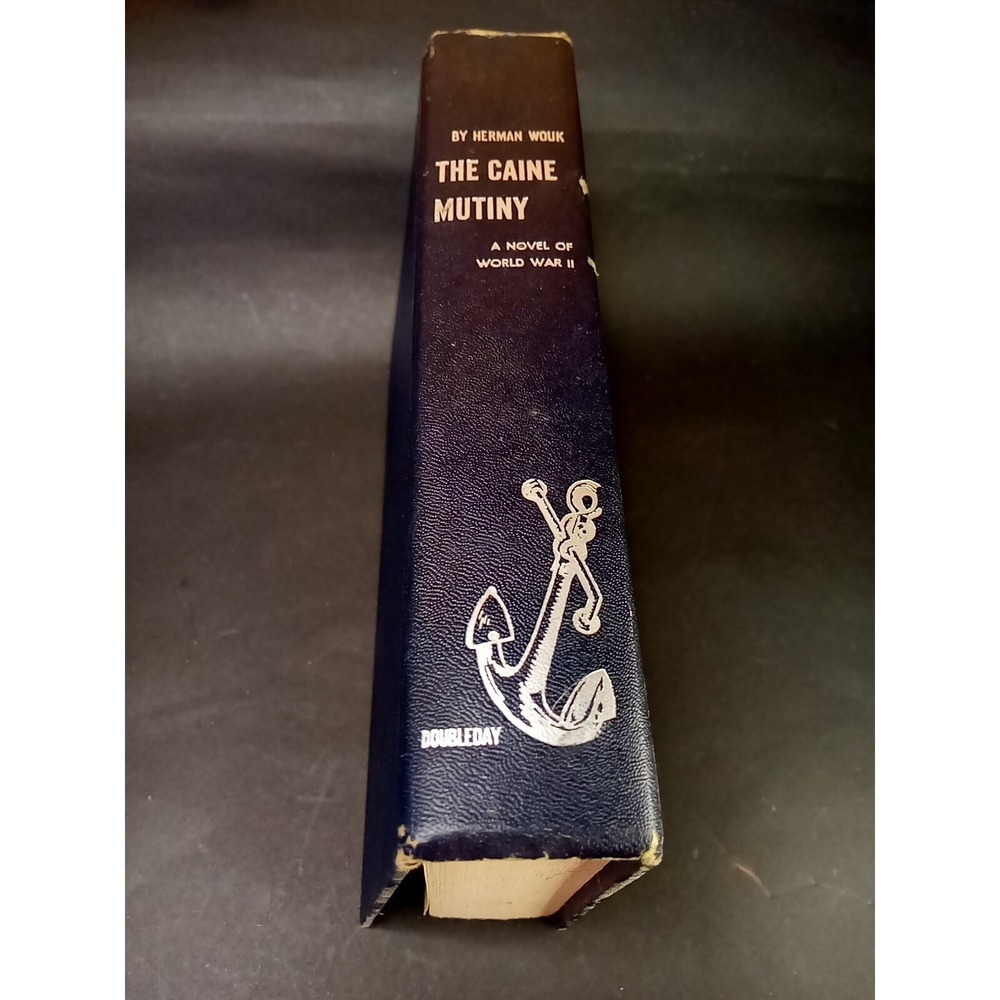 The Caine Mutiny by HERMAN WOUK (Hard Cover, Copyright 1951)—Novel of WWII
